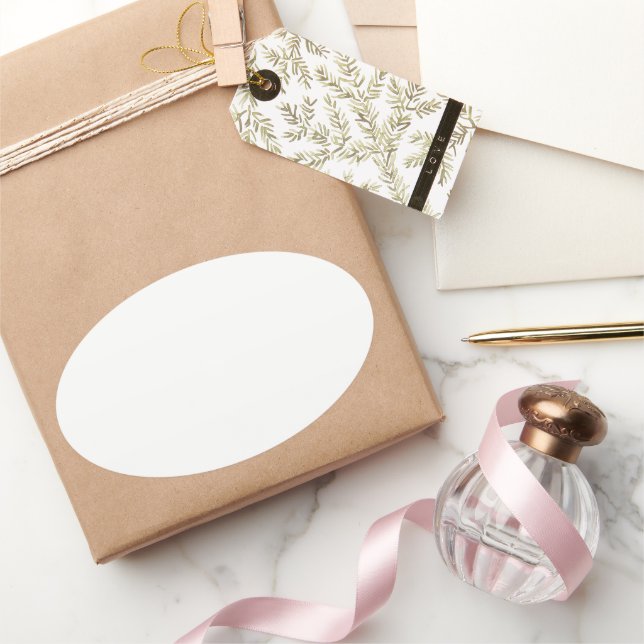 Make your Own personalize  Oval Stickers (Gifting)