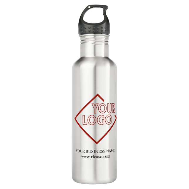 Make your own personalized business logo 710 ml water bottle (Front)