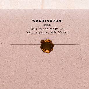 Make Your Own Personalized Family Return Address Self-inking Stamp