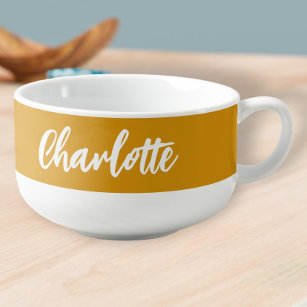 Make your own personalized name soup mug
