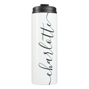 Make your own personalized name thermal tumbler