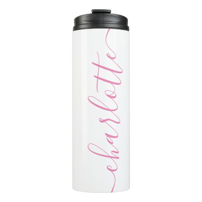 Make your own personalized name thermal tumbler (Front)