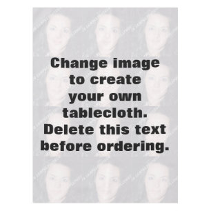 Make your own personalized photo tablecloth