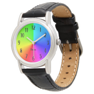 Make Your Own Personalized Rainbow Ombre Watch