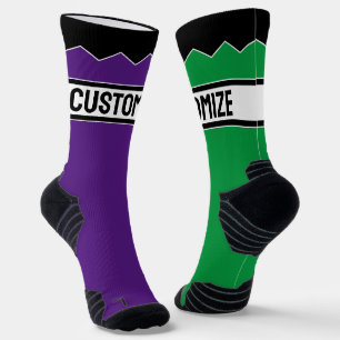 Make Your Own Personalized Text and Colour Custom Socks