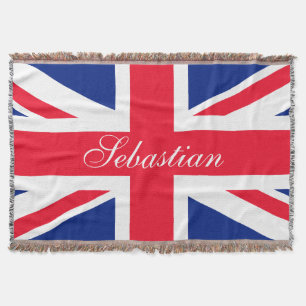 Make Your Own Personalized UK Flag Throw Blanket