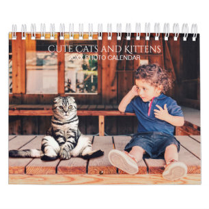 Make Your Own Pet Cat Photos 2027 2-Page Calendar