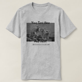 Make Your Own Photo and Text Template T-Shirt