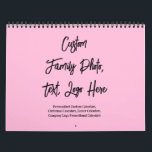 Make Your Own Photo Calendars & Custom Calendars<br><div class="desc">Looking for a personalized photo calendar online? Make your own calendar with zazzle. Just pick a template and add photos. Create Your Own Customizable year calendars for any custom year or occasion like new year, Christmas, easter, family reunion, weddings keepsake, or for corporate gift, company promotional gift. Family Photo Calendars,...</div>