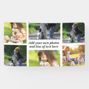 Make your own photo collage and text  banner