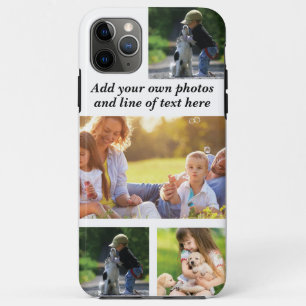 Make your own photo collage and text iPhone 11 pro max case