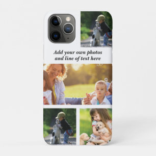 Make your own photo collage and text  iPhone 11 pro case