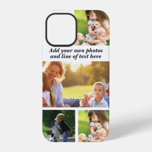 Make your own photo collage and text iPhone 12 pro case