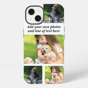 Make your own photo collage and text  iPhone 13 case