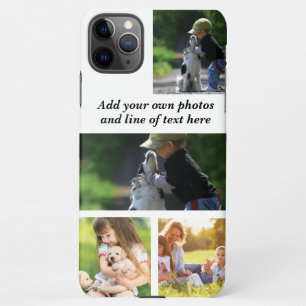 Make your own photo collage and text  iPhone 11Pro max case