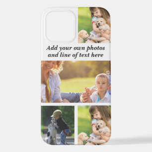 Make your own photo collage and text  iPhone 12 case