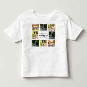 Make your own photo collage and text toddler t-shirt