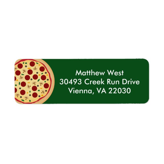 Make Your Own Pizza Birthday Party (Front)