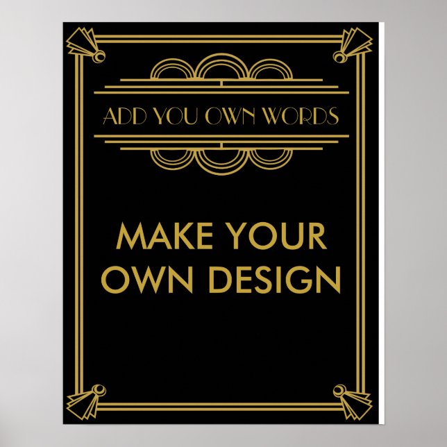 Make your own poster for your party (Front)