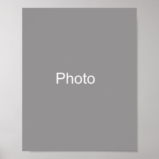 Make your own poster! Photo/art template Poster (Front)