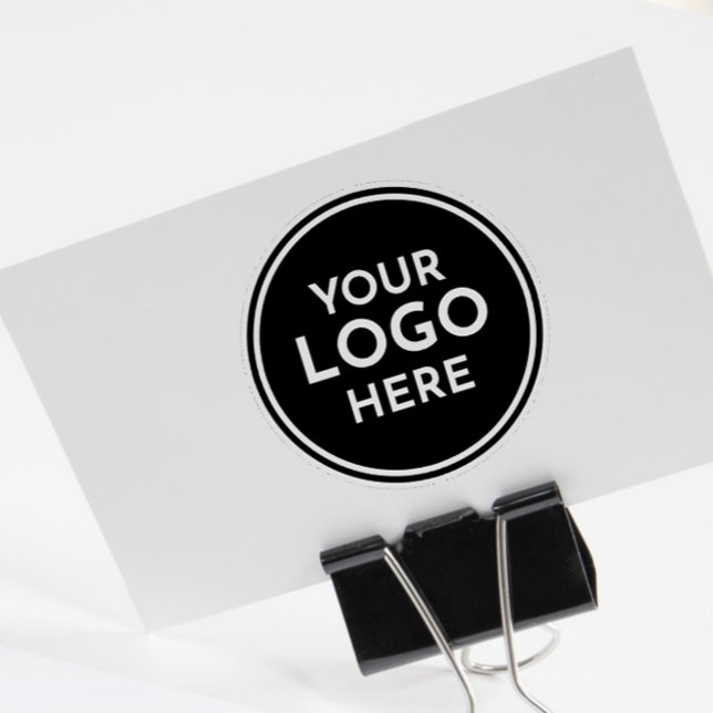 Make Your Own Round & Modern Business Logo Rubber Stamp (Creator Uploaded)