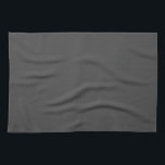 Make Your Own Solid Colour Blank Template Dark Gre Kitchen Towel<br><div class="desc">Custom Make Your Own Upload Add Your Monogram Initial Photo or Logo Text Name Elegant Modern Cute Kitchen & Dining / Table & Kitchen Linens/ Blank Template Trendy Dark Grey Solid Colour Kitchen Towel.</div>