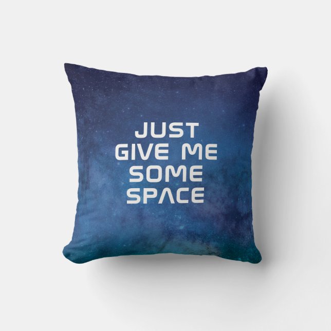 Make Your Own Space Throw Pillow (Front)