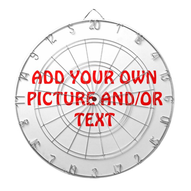 MAKE YOUR OWN SPECIAL DART BOARD (Front)