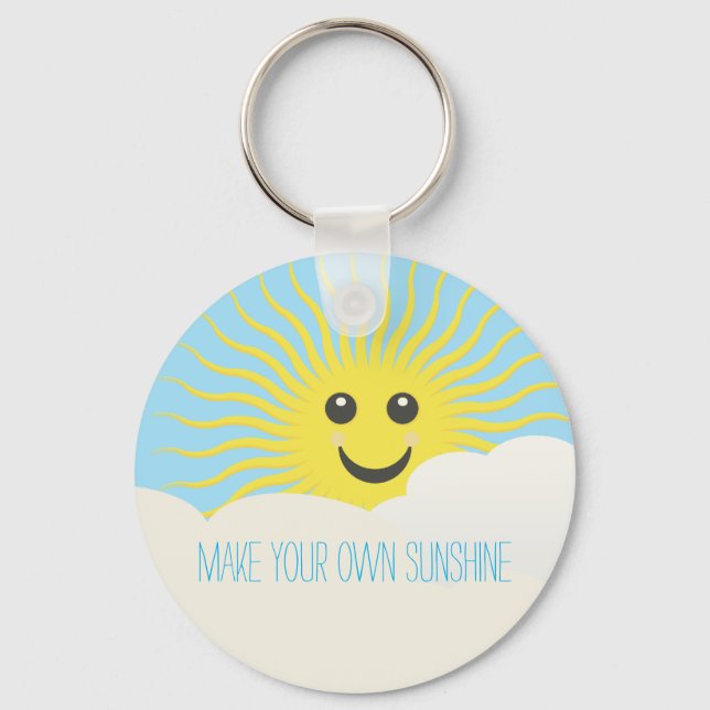 Make Your Own Sunshine Keychain (Front)