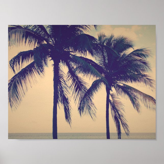 Make your own vintage Instagram photo poster print (Front)