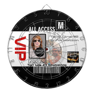 Make Your Own VIP Pass 8 ways to Personalize Dartboard