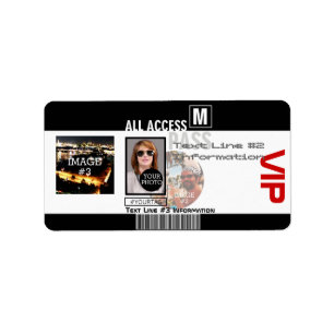 Make Your Own VIP Pass 8 ways to Personalize Label