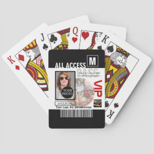 Make Your Own VIP Pass 8 ways to Personalize Playing Cards