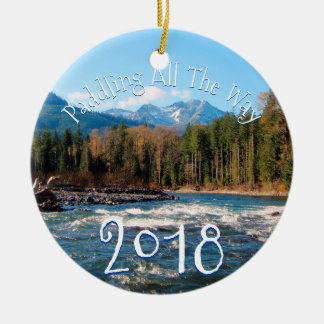Make Your Own Whitewater Chirstmas Photo Ceramic Ornament