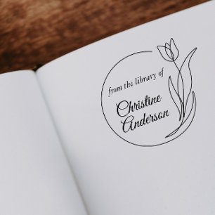 Make Your Own Wreath From The Library Of Self-inki Self-inking Stamp