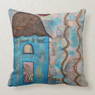 Make Yourself At Home Throw Pillow