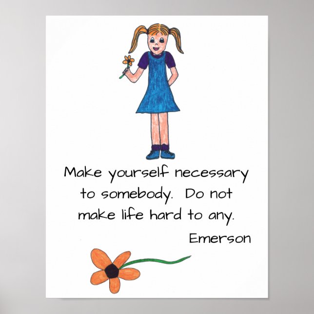 Make Yourself Necessary poster (Front)