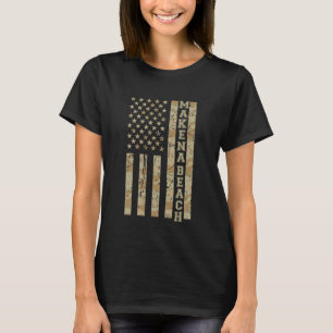 Makena Beach Hawaii Beach Desert Camo Distressed A T-Shirt