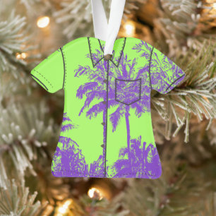 Makena Beach Hawaiian Sketchy Palms Aloha Shirt