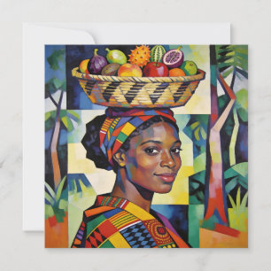 “Makena” - Geometry of Beauty - Black History Save The Date