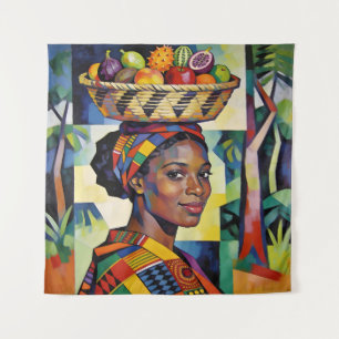 “Makena” - Geometry of Beauty - Black History Tapestry