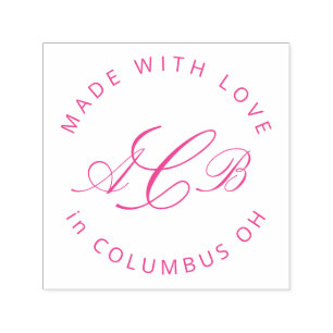 Maker Initials Small Business Self-inking Stamp