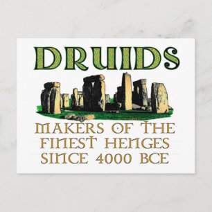 Makers of the Finest Henges Postcard