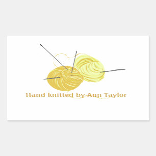 #makersmovement Handmade Knitting Sticker