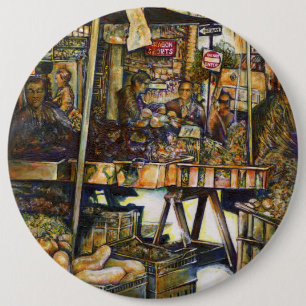 Makes Creativity Glimmer All the Brighter 6 Inch Round Button