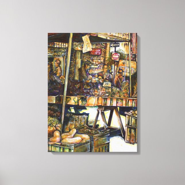 Makes Creativity Glimmer All the Brighter Canvas Print (Front)