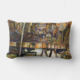 Makes Creativity Glimmer All the Brighter Lumbar Pillow