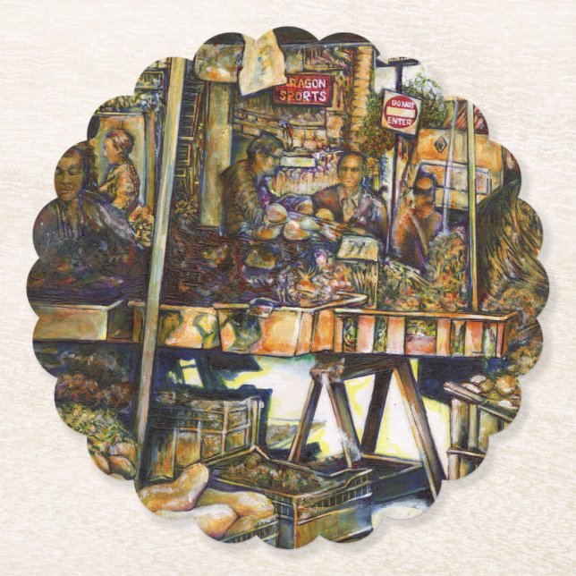 Makes Creativity Glimmer All the Brighter Paper Coaster (Front)