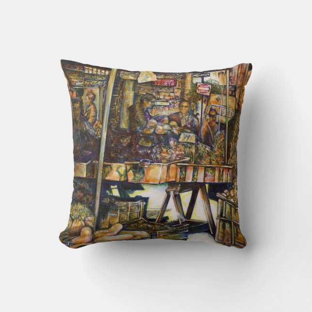 Makes Creativity Glimmer All the Brighter Throw Pillow (Front)