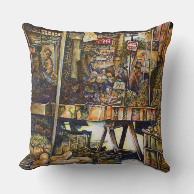 Makes Creativity Glimmer All the Brighter Throw Pillow (Front)